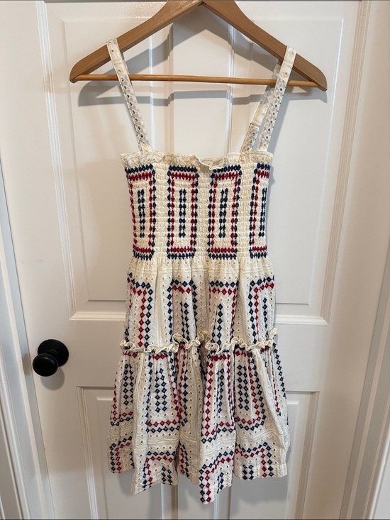 Hill House Dresses & Skirts - Hill House Seraphina mini nap dress in ‘geo eyelet’